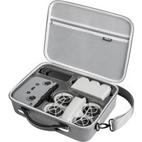 Carrying Case for DJI Neo Compatible with RC-N3/N2 Portable PU Storage Protective Bag for DJI Neo Fly More Combo Accessories