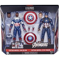 Marvel Legends Endgame Captain American 2-Pack Exclusive No Extra Head 6" Loose Action Figure