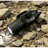 2026 Upgraded X300 Tactical Flashlight - Strobe Function, 20mm Rail Mount, Airsoft & Hunting Use