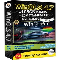 4-in-1 Winols 4,7 voll aktiviert + 108 GB Damos Windows 7 10 11 Keine virtuelle Mehrsprachigkeit + ECM TITANIUM 1,61 + IMMO SERVICE Tool