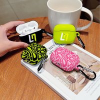Hot L-Lando N-Norris Shockproof Protective Glossy HD Hard PC Earphone Cover Case For AirPods 1 2 3 4 Pro Pro2 with Metal Hook