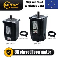 HLTNC Nema34 Stepper Motor 4.5Nm 8.5Nm 12Nm Close Loop With Encoder 6A + 3M Encoder Cable Suit For CNC