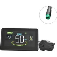 H6C Electric Bike LCD Display Meter 24V-60V E Scooter LCD Panel Color Screen with USB UART for Electric Bike(5PIN)