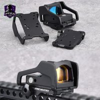 WADSN Tactical Reflex Sight Metal Mini Red Dot Mount Base Day Scope Outdoor Hunting Sight Fixed Bracket Optical Accessories