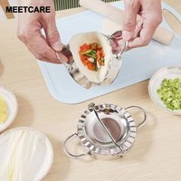 Dumpling Maker Stainless Steel Dumpling Maker Dumpling Skin Mold Ravioli Maker Press Pie Making Press Wrapper Pastry Maker Kitch