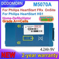 M5070A Battery For Philips Defibrillator HeartStart HS1 FRx OnSite M5067A M5068A M5070A 861304 0582‑0330 For Home OnSite AED