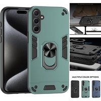 Armor Shockproof Case for Samsung Galaxy A17 A37 A57 A56 A36 A26 A16 A06 A15 A25 A35 A55 A05S A14 A24 A54 A34 Ring Stand Cover
