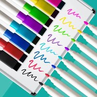 8 Colors Magnetic Erasable Whiteboard Pens Options Numbering White Board Marker Pen Stationery Office School Teaching Supplies