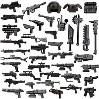 Military Wars Galaxy Weapons Building Blocks Movie Action Soldier Figures Parts Gun Axe Bag Accessories Kit MOC Mini Bricks Toys