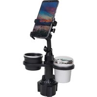 Car Cup Holder Phone Mount Universal Expander Tray with 360-degree Rotation Stand Bracket Car Vents Cup Rack