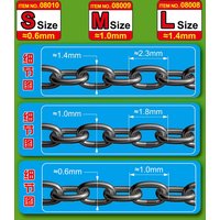 Hobby model making accessories Universal Precision Fine Chain 3 Size 40cm Length For Military Ships Chariots Model DIY Making