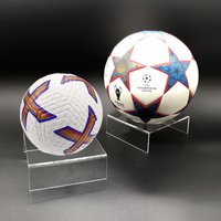 1Pcs Acrylic Ball Stand Display Holder Transparent Sports Ball Storage Rack For Football Basketball Volleyball Soccer