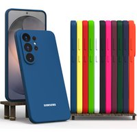 Soft Liquid Silicone Case For Samsung S26 Ultra S26 Plus S26 Shockproof Anti-Fingerprint Slim Fit Skin Friendly Phone Cases 2026