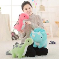 Dino Toy Doll Pillow Plush Dinosaurs 11'' Long Great Gift Stuffed Animal Assortment Great Set For Home Decor