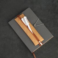 1pc Elasticated with Zipped Pencil Pouch - Lightweight, Durable Fountain Pen Protector for School & Office Storage