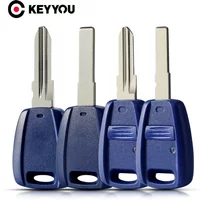 KEYYOU Transponder 1 Button Remote Car Key Fob Shell For Fiat Punto Doblo Bravo Blank Replacement Cover SIP22