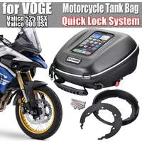 Motorcycle Tank Bag Flange for Voge Valico 525 DSX / 900 DSX 525DSX 900DSX Luggage Quick Lock Bags Ring Backpack Waterproof