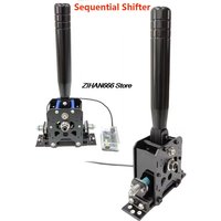 Racing Game Simulator PC Sequential Shifter Gear Shifter For FANATEC Thrustmaster Logitech For MOZA Simagic Steering Wheel
