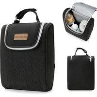Breastmilk Cooler Bag Insulated Bottle Bag Fits 2 Baby Bottles for Nursing Mother Outdoor