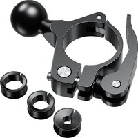 AliExpress NONE 17MM 25MM Aluminum Ball Head Adapter Motorcycle Handlebar 1 Inch Base Mount Holder Bike Bicycle Riding Clip GPS Bracket