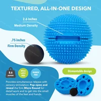 Detachable Massage Ball Multi-Functional Fascia Ball Muscle Relaxation Roller Yoga Fitness Shoulder Neck Foot Massage Tool