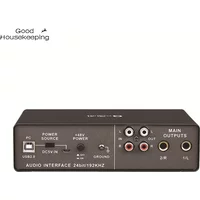 Q-24 Usb Audio Interface Guitar Pro Audio Equipment Computer Free Drive USB External Sound Card Professional Portable Video