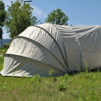SUV Tent for Camping,Large Car Tent with PU3000 Waterproof, 2 Rooms Universal Tailgate Tent Compatible with SUV, CUV, Minivan,