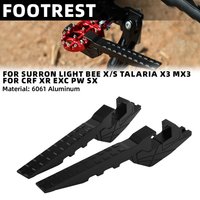 Passenger Foot pegs Footpegs Foot Rests Universal For Surron Light Bee X/S Talaria X3 MX3 For CRF XR EXC PW SX Motorcycles Parts