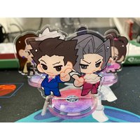 Miles Edgeworth Toy Figures Acrylic Stand Anime Model Action Figure Ornament Kids Collection Toys Phoenix Wright