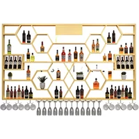 Superior Wall Mounted Mini Wine Rack Display Cabinet Bar Liquor Wine For Living Room Beverage Vitrinas Garden Furniture Sets