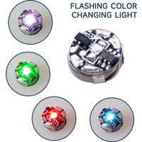 Magnetic Control Light Colorful Automatic Color Changing LED with Fast and Slow Flashing Model Handmade DIY with Battery 1pc