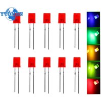 50/100pcs 2x5x7mm Diode LED Square 5-Color 2*5*7mm Light-Emitting Diode LED Kit for DIY Electronic