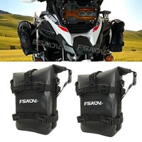 1/2 SZT. Wodoodporna Torba na Zderzaki Motocyklowe 5L-8L Torba na Ramę Boczną Motocykla Torba na Drążki Ochronne Motocykla Uniwersalna Torba do Przechowywania Narzędzi