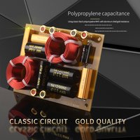 HIFIDIY Hi-Fi 2-Wege 2-Lautsprecher-Einheit (Hochtöner + Tieftöner) Lautsprecher Audio-Frequenzweiche Crossover-Filter T2B