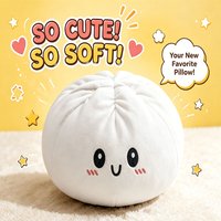 Giant 25CM Dumpling Squishy Stress Ball Jumbo Maltose Squeeze Toy Novelty Art Piece Desk Decor Funny Gag Gift for Adult Office