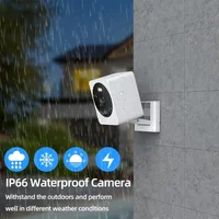 5MP MINI Outdoor WiFi Camera Waterproof 2-Way Audio Smart Home HD Video Surveillance Cameras Wireless Square IP Camera Tuya app