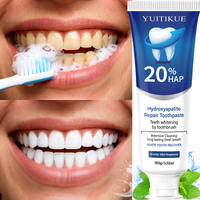 YUITIKUE 20% Hydroxyapatite Toothpaste 100g - Deep Cleaning & Whitening, Fluoride-Free & Mint Fresh, for a Confident Smile