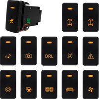 Car LED Light Bar Push Button Reverse Camera Battery Power ON OFF Switch For Toyota Tacoma FJ Cruiser 4Runner Hilux Prado