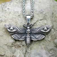 2022 NEW Men's 316L stainless-steel vintage Bee skeleton Pendant Necklace animal fashion jewelry Gift free shipping