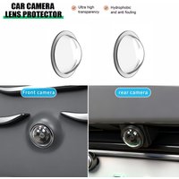 1/2 Pair Car 360 Panorama Camera Cover Reverse Camera Lens Protector Dustproof Scratchproof and Impact-resistant Car Lens Cover