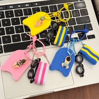 Floating Key Ring,Yellow and Pink Water Buoyant Key Chain,Boat Key Chains for Fishing,Sailing,Surfing,Swimming,Water Sports