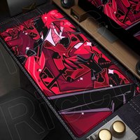 HD XXL Anime Gaming Mouse Pad Rug Hazbin Hotel 90X40CM Game Computer PC Accessories Tabletop Keyboard Pads Coaster Gamer Carpet