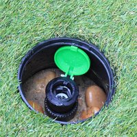 Garden quick water intake valve,DN20/DN25, plastic three-piece set for irrigation