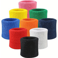 1 pcs Sweat-Absorbing Sports Wrist and Elbow Guard with Towel Wristband - Protector Sweatband Gym Wrist Guard, Fit Up To 100kg