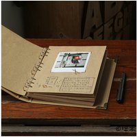 40Pages Blank Photo Album Scarpbook Cover Loose-leaf Wedding Albums Photo Baby DIY Scrapbook for Travel Album for Photo for Kids