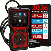 V519 Professional Obd2 Scanner - Usb-Powered Automotive Diagnostic Tool with Real-Time Data Stream, Full-Featured Obd Ii Testing (I/M Ready, Bod2/Eobd), Clears Engine Fault Lights, Reads/Erases Codes