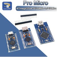 Type-C MINI USB Pro Micro For Arduino ATmega32U4 5V/16MHz 3.3V/8Mhz Module With 2 Row Pin Header Leonardo Usb Interface Board
