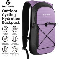 WEST BIKING Lightweight Cycling Backpack 7L Bike Bag Outdoor Running Hiking Climbing Cycling Hydration Backpack Bike Accessories