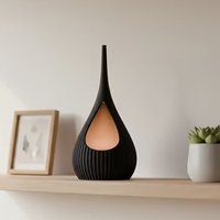 Gift Unique Cone-shaped Candle Holder Creative Teardrop Shape Candlestick Rack 3D Printed Incense Cone Holder Bedroom