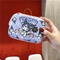 Anime Kuromi Cute Mini Data Cable Headphone Cable Storage Bag Charger Protective Case Travel Practical Good Item Periphery Gifts